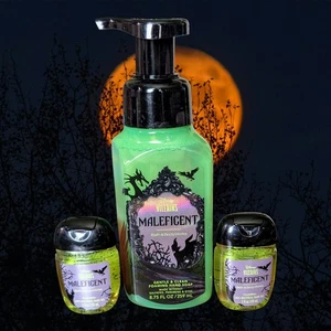 Bath & Body Works Disney Villains Maleficent Set - Foaming Soap + 2 Pocketbac - Picture 1 of 2
