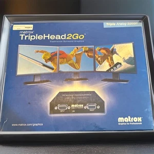 Matrox TripleHead2Go Triple Analog Edition T2G-A3A-AJF. Open Box - Picture 1 of 2