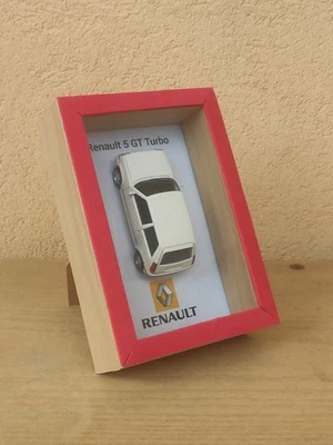 Renault 5 GT turbo Modellino Die Cast 1/43 In Quadro 3D Norev  - Immagine 1 di 4