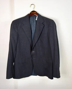 Ralph Lauren RRL Doble RL Chaqueta Italia Lana Sólida Traje Abrigo Carbón 44R - Imagen 1 de 9