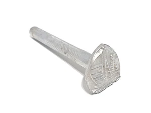 Herramienta de estampado de cuero de velero vintage de 1 3/8" de alto - Baron 754 - Imagen 1 de 6