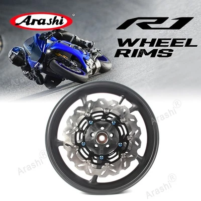 Arashi Front Wheel Rim Brake Discs For Yamaha YZF-R1 2006-2014 YZF-R6 2005-2016 — 第 1/4 张图片