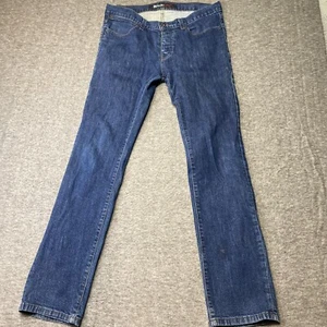 Krew Jeans K Slim Herren 32 Denim Blau Button Fly Skateboarding SoCal - Bild 1 von 10