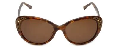 Gafas de sol de diseñador Judith Leiber JL5004-02 en topacio en lentes marrones Foto 1 de 4