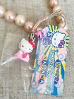 Sanrio Hello Kitty Phone Charm & Strap Kitty Pink Calm Priest Kagawa 2005 Japan