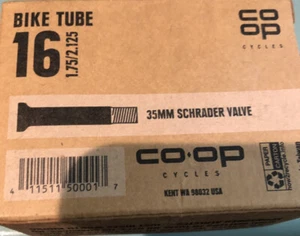 Co-Op Cycles Bike Tube 16” Inch 1.75/2.125 35mm Schrader Valve - Picture 1 of 1