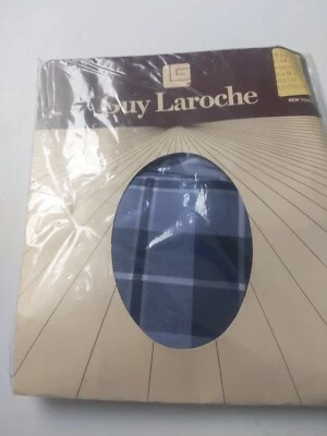 Pantimedias De Colección Guy Laroche Clan Cuadros Negras Medianas 100% Nylon EE. UU.  Foto 1 de 4