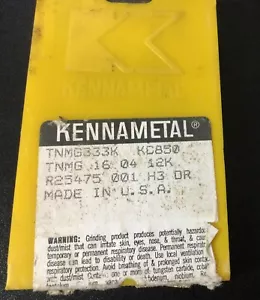 KENNAMETAL CARBIDE TURNING INSERTS- COATED - Picture 1 of 2