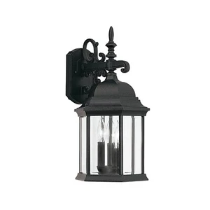 DESIGNERS FOUNTAIN Devonshire Outdoor Light Fixture, 19 Inch Exterior Wall Mo... - Picture 1 of 9