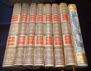 Historia Natural 7 Volumes 35 chromolithographies 1891 cartonnage éditeur - Picture 1 of 10