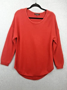 Caroline Morgan Size 10 Lightweight Burnt Orange Colored Wardrobe Staple Jumper - Picture 1 of 9