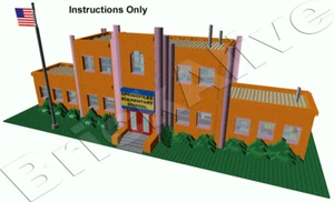 LEGO Simpson Springfield Elementary School - NO BRICK - INSTRUCTION PDF ONLY -CD - Zdjęcie 1 z 4