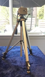 Vintage Sunset Model GD-3000 Camera Tripod With Pan Tilt Head - Picture 1 of 4