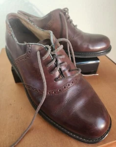 Florsheim Ease Shoes Mens 9.5 Brown Leather Oxford Made In China 11058-02 - Picture 1 of 10