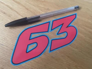 Francesco ""Pecco"" Bagnaia Nummer 63 Rennnummer - (Medium) - UK VERKÄUFER - Bild 1 von 1