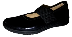 HARTJES XS Shoes Women's Sz 9 US/6.5 UK Metallic DK Blue Mary Jane Comfort Flats - Picture 1 of 9