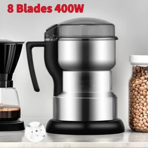 Electric Coffee Bean Grinder Nut Seed Herb Grind Spice Crusher Mill Blender New - Picture 1 of 11