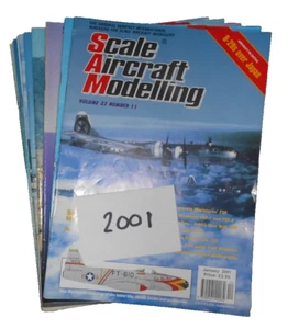 scale aircraft modelling magazine 12 issues job lot complete year 2001 hobbies - Picture 1 of 4