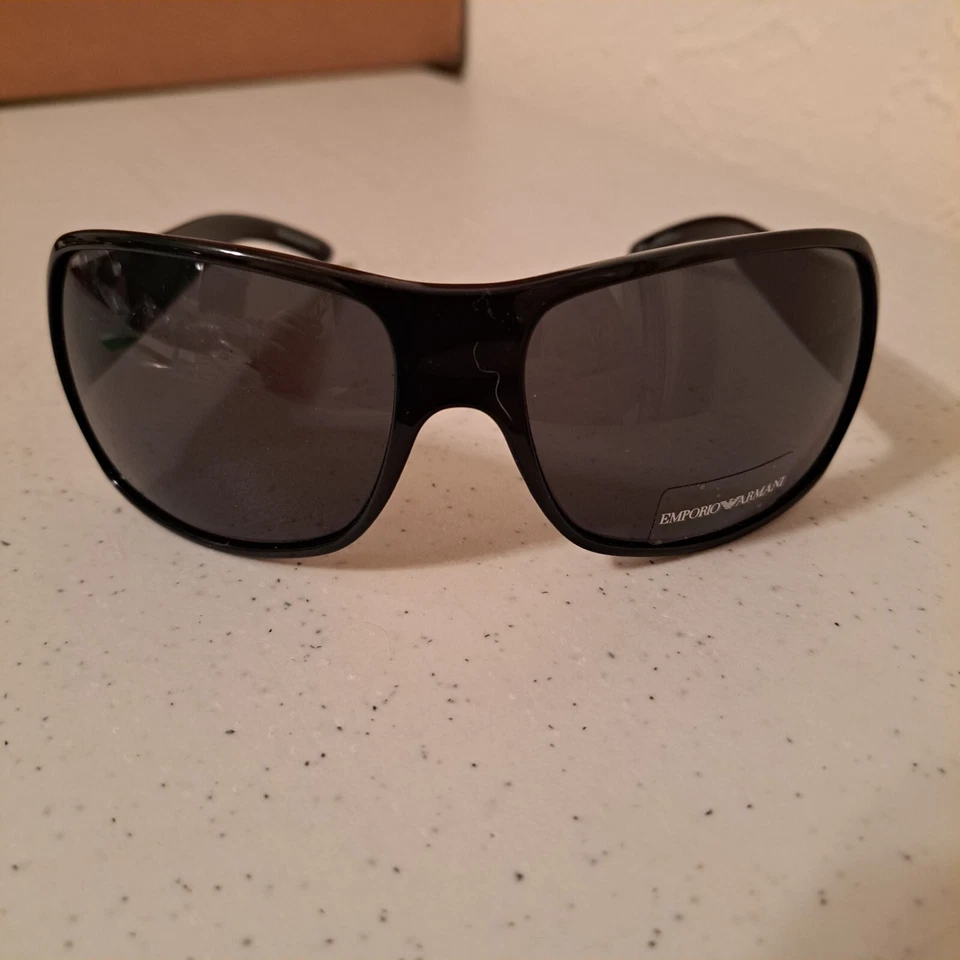 Gafas de sol Emporio Armani EA 9154/S D28 de gran tamaño con lentes grises hechas en Italia i-3 Foto 1 de 4