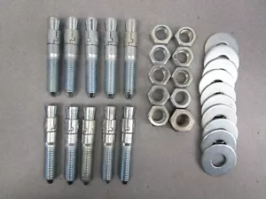 10 POWERS Power Stud 07440 3/4 X 4-1/4" Carbon Steel Anchors New Old Stock NOS - Picture 1 of 2