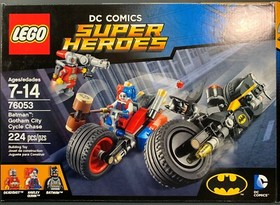 Lego DC Super Heroes 76053 EMPTY BOX ONLY Batman : Gotham City Cycle Chase