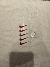 Five 1.5" or 2" Nike Swoosh Logo Iron On Decal / FREE SHIPPING in the US DIY