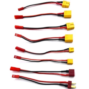 Amass XT60 XT30 Dean T Male Female Connect to JST Plug 22AWG Silicone Wire Cable - Picture 1 of 30