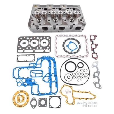 Cylinder Head Assembly Gasket Set Fit For Kubota D1102 L2201 L2000 DH1101 Engine - Image 1 of 4