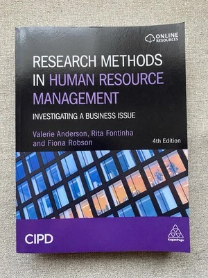 ‘NEW’ Research Methods–HR Management | Investigating Business Issues | 4E *SALE - Image 1 of 4
