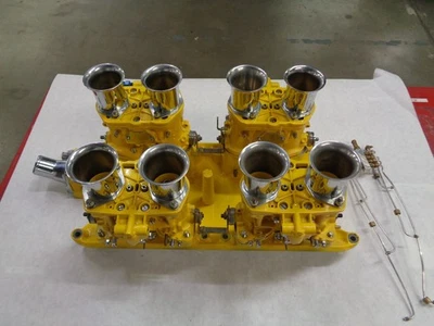 FORD SMALL BLOCK WEBER 44 IDF CONVERSION GENUINE WEBER CARBS 289 FORD - Image 1 of 4