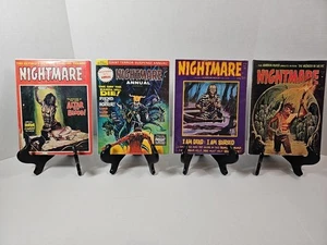 Lot Of 4 1972-73 NIGHTMARE Horror-Mood Skywald Magazines Lot 1028 - Imagen 1 de 22