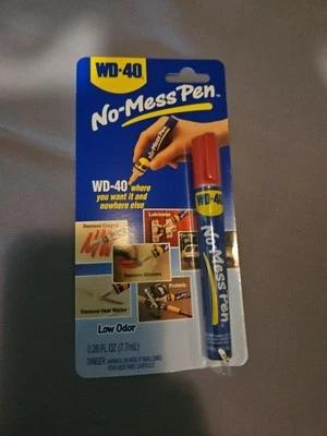 WD-40 No Mess Pen Lubricates Protects Removes 0.26 oz Low Odor WP003-01 - Image 1 of 2
