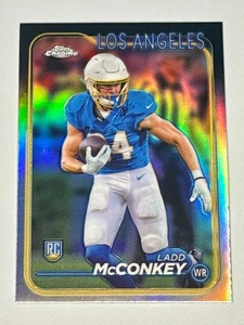 2024 Topps Chrome - Rookies Ladd McConkey #212 Refractor (RC) - Picture 1 of 2