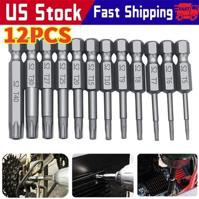 Security Torx Bit Set + Hex Key Allen Bit Set - For Power Drill & Impact Driver - Image 1 of 4