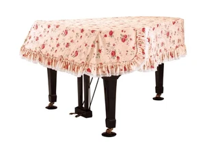Cubierta de piano Alpes/Grand/G-JF/Para Yamaha C3/Hecha en Japón beige estampado rosa - Imagen 1 de 3