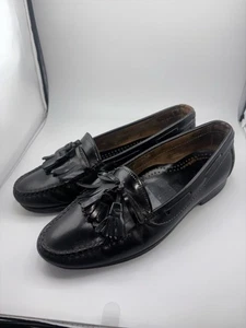 Cole Haan Black Leather Loafers Size 7.5 Men’s Shoes—-See Photos - Picture 1 of 21