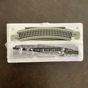 Hawthorne Village Train Johnny Cash I Walk The Line Dome Car With Track - Picture 1 of 2