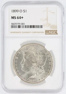 1899-O Morgan Silver Dollar NGC MS64+ S$1 New Orleans Minted No Reserve - Picture 1 of 4