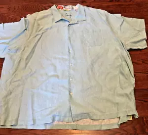 Tommy Bahama Herren Gr. 3XLB meergrün 100% Leinen Kurzarm Hemd - Bild 1 von 7