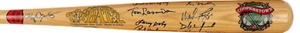 JSA Rickey Henderson Barry Bonds Greg Maddux Wade Boggs Autographed Signed Bat - Picture 1 of 13