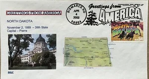 BGC 3594 Gruß aus Amerika - North Dakota State Capitol Bismarck - Bild 1 von 1
