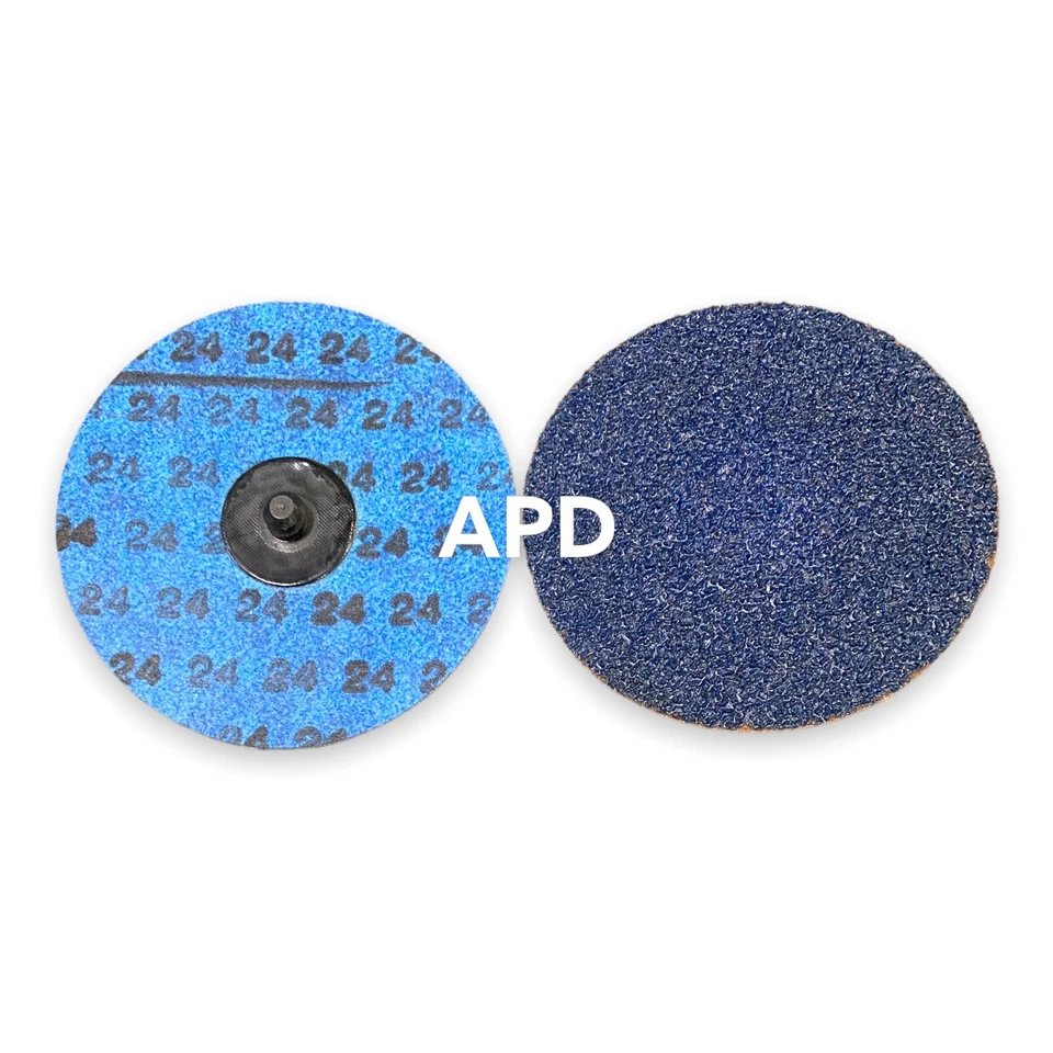 Lot of 50 Norton 4" 24 Grit TR Ty3 BlueFire Quick-Change Disc 66261144589 - Image 1 of 1