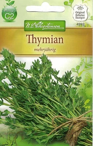 4992 Chrestensen Thymian 'mehrjährig' kräftiges Aroma Samen - Bild 1 von 2