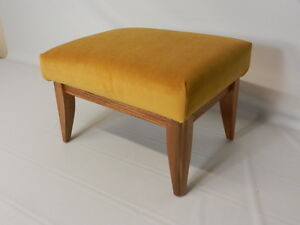 Yorkshire Suede Footstools with Solid Wood Frame (Available in 4 Colors) Free US