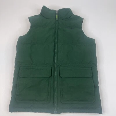 Marmot Girl's Size Large 700 Fill Duck Down Puffer Vest Full Zip Green - Image 1 of 4