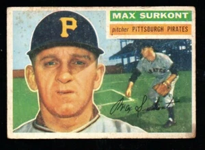 MAX SURKONT pirates 1956 TOPPS #209 GOOD - Picture 1 of 2