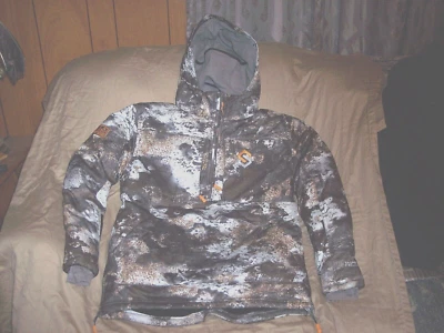 Men Small Camo Jacket Divergent Extreme Cold Weather Hunting Coat Scent Lok $420 - Image 1 of 4
