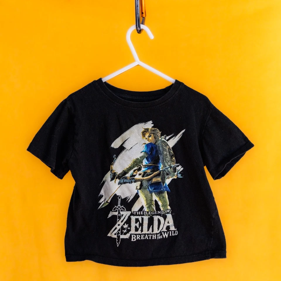 The Legend of Zelda “Breath of the Wild” Kids T-Shirt Size XS (4–5) 100% Cotton - Image 1 of 1