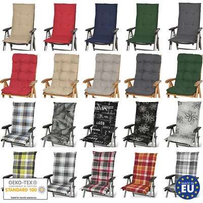 Sitzkissen Polster Auflage Kissen Rückenkissen Polsterauflage Hochlehner Sessel - Bild 1 von 4