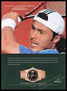 Rolex Watch Marat Safin Tennis 2000s Print Advertisement Ad 2005 - Picture 1 of 1